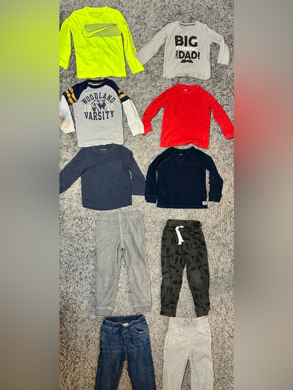 Nike Neon Yellow Kids Long-Sleeve Shirt - Active Top